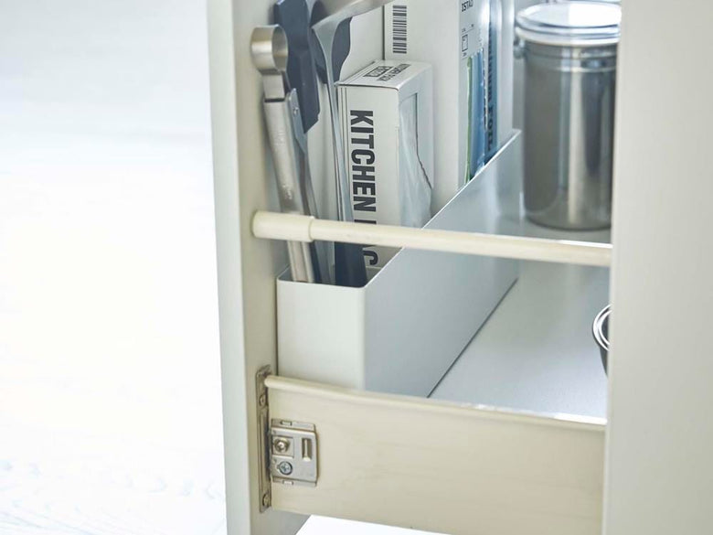 タワーのシンク下仕切り付きワイドラック