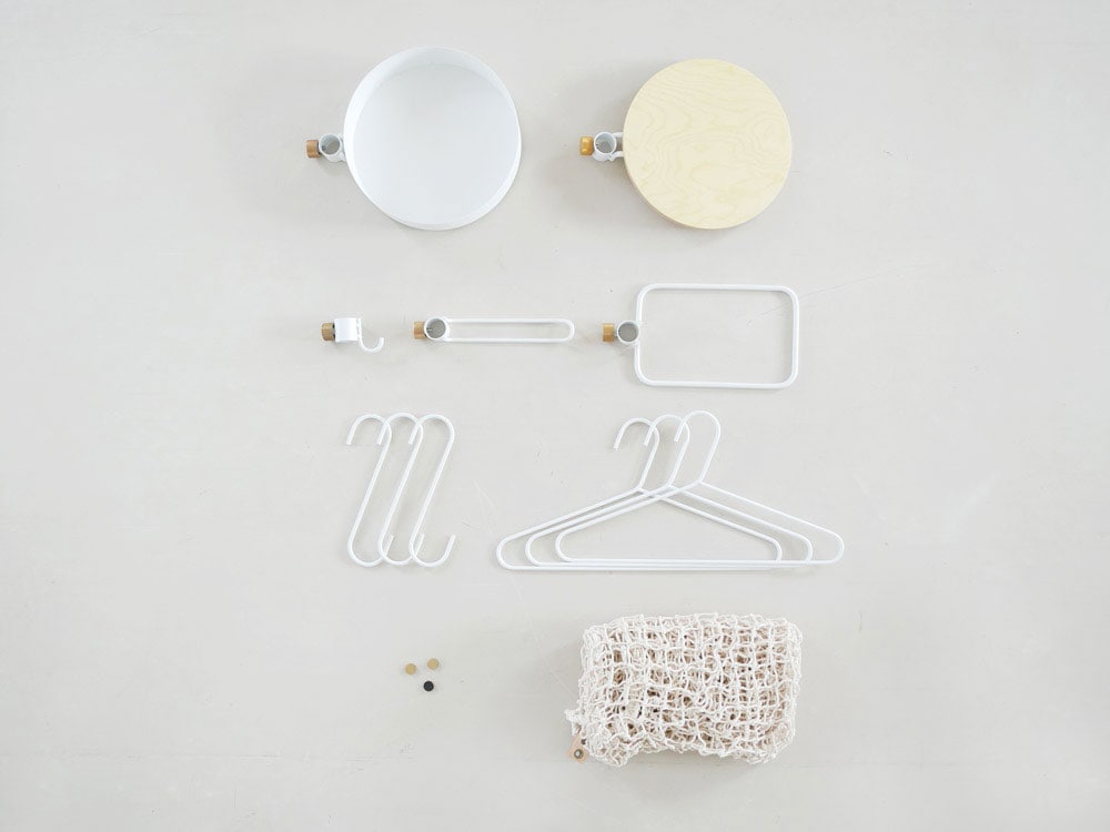 平安伸銅 ドローアライン015 Hook B 縦型フック