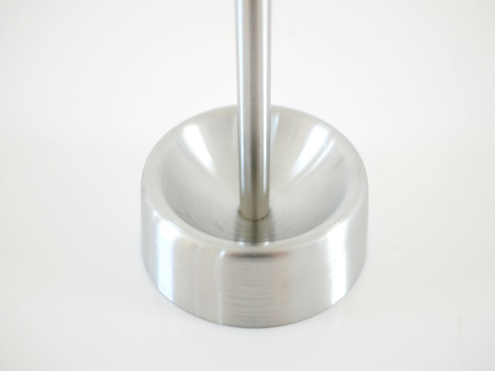 ダルトン製銀色ステンレス4ホールトゥースブラシホルダー