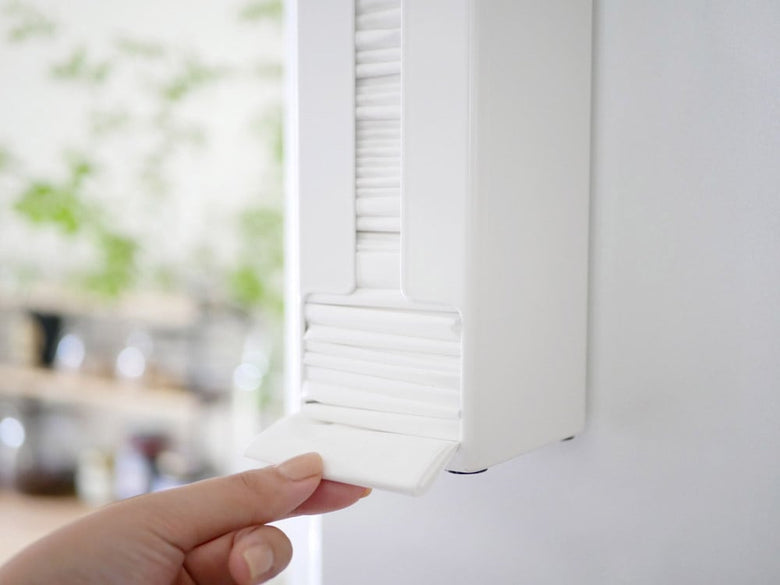 YAMAZAKIタワーポリ袋ストッカー、スチール製