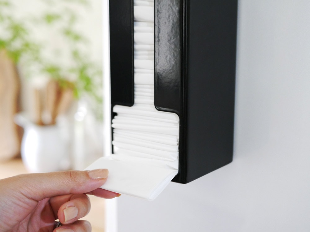 YAMAZAKI製タワーポリ袋ストッカー