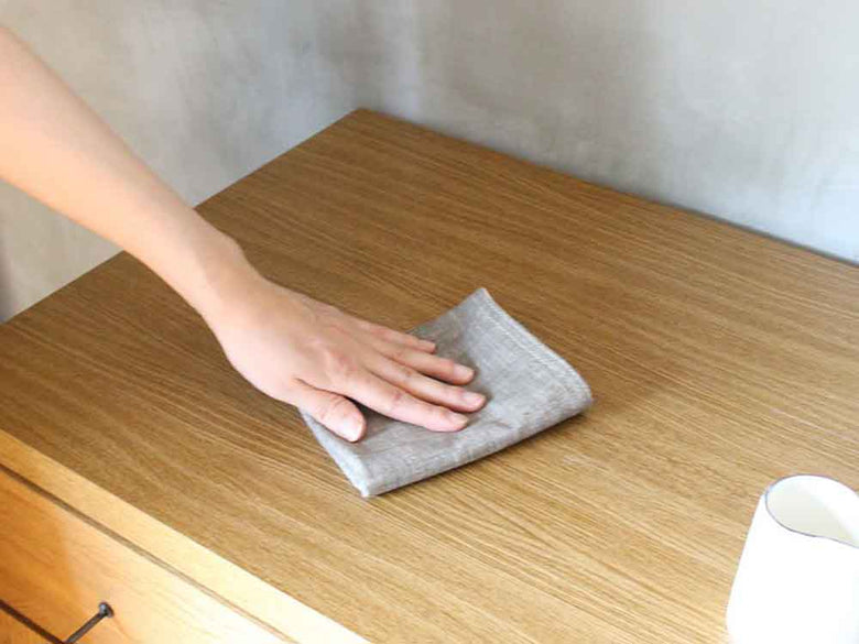 オーク無垢の木製カウンターボード