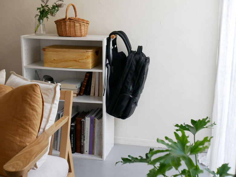 【tower RIN】カラーボックス横ランドセル＆リュックハンガー