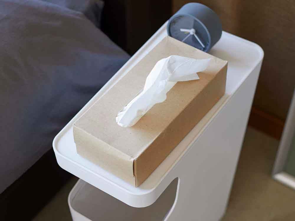 トイレットペーパーホルダー付きダストボックス＆サイドテーブル