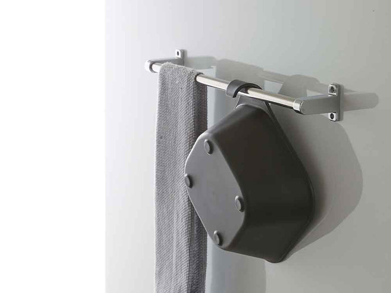 銀色ハンドル付きマグネット湯おけ