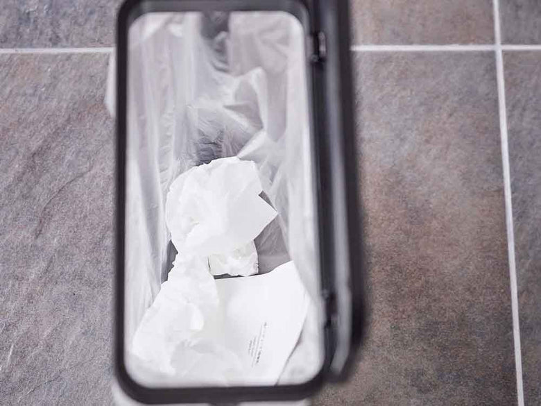 シルバー製LUCE分別ゴミ袋ホルダー