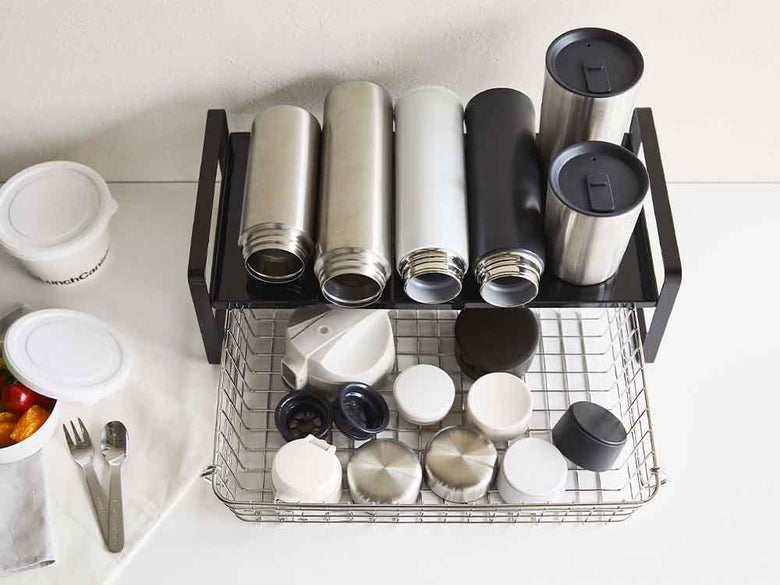 YAMAZAKI/towerの2段伸縮収納ラック