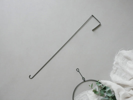 ホーンプリーズ製の銀色アイアンリースフック