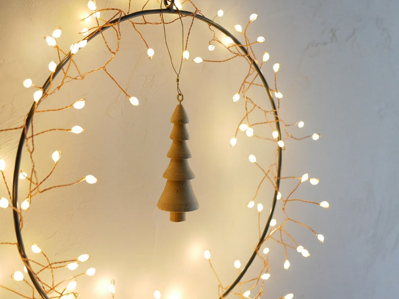 ホーンプリーズのマンゴーウッド製クリスマスオーナメント