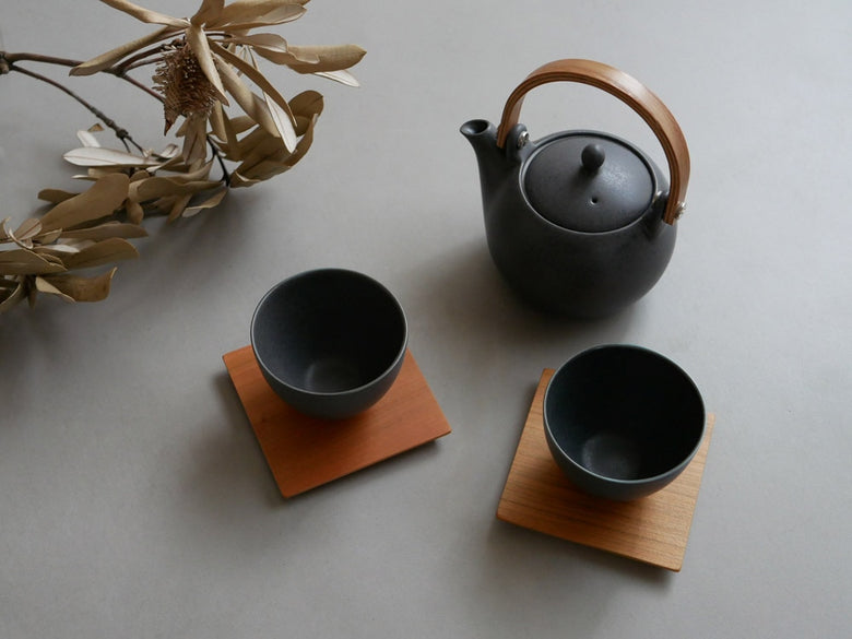 白磁製サリュー結YUI土瓶急須