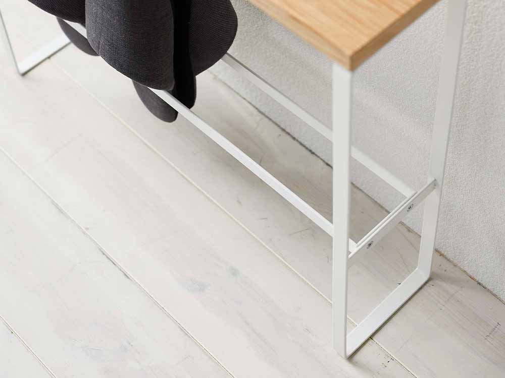 タワー天板付き木製スリッパラック