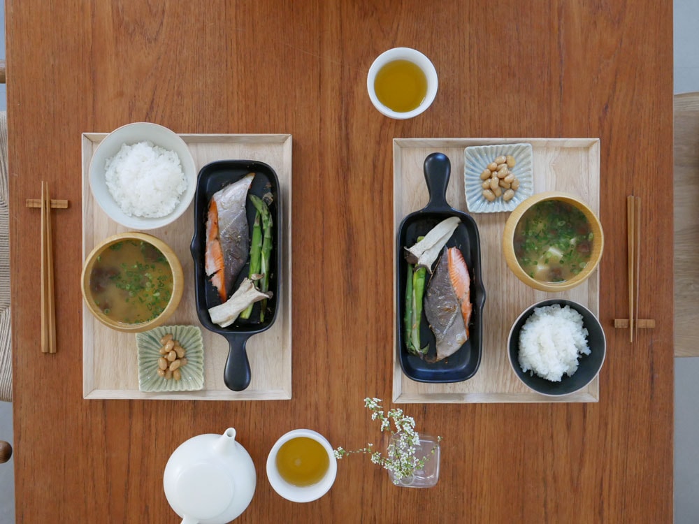 ヒナタライフの五角チョップスティックと食器セット