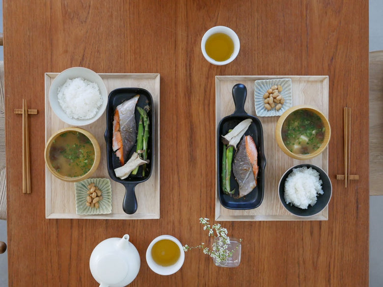 ヒナタライフの五角チョップスティックと食器セット