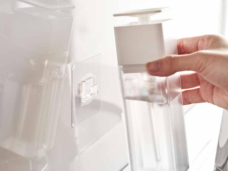 Yamazakiプレートのフィルムフック付き片手操作水ディスペンサー