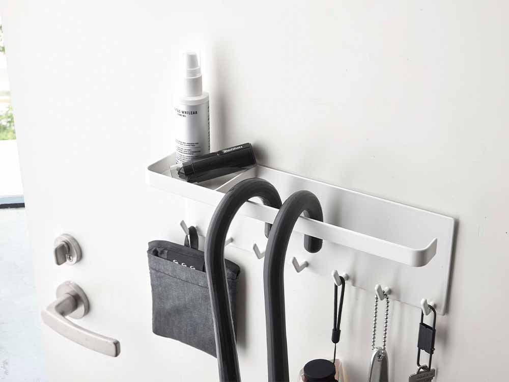 タワー製トレー付きマグネット傘立て