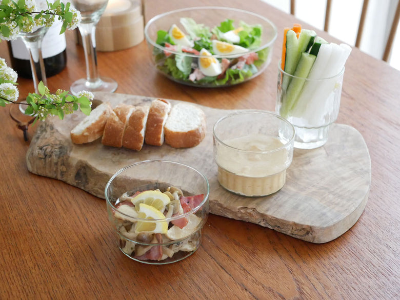 リューズガラス製スタッキングボウル