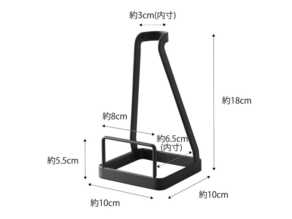 タワー製立てかけカーペットクリーナースタンド