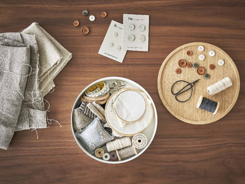 RIN/リンの蓋付きラウンド収納ケース