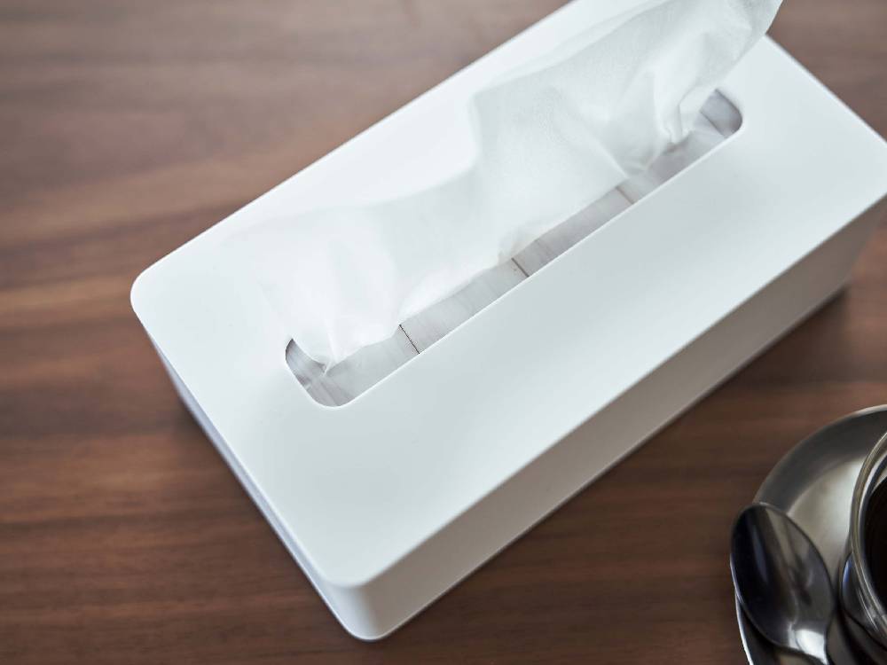 ABS樹脂とシリコーン製のタワーコンパクトティッシュケース