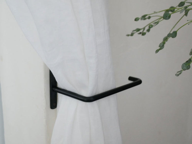 POSH LIVINGマルチハンガー付きシャワーカーテン