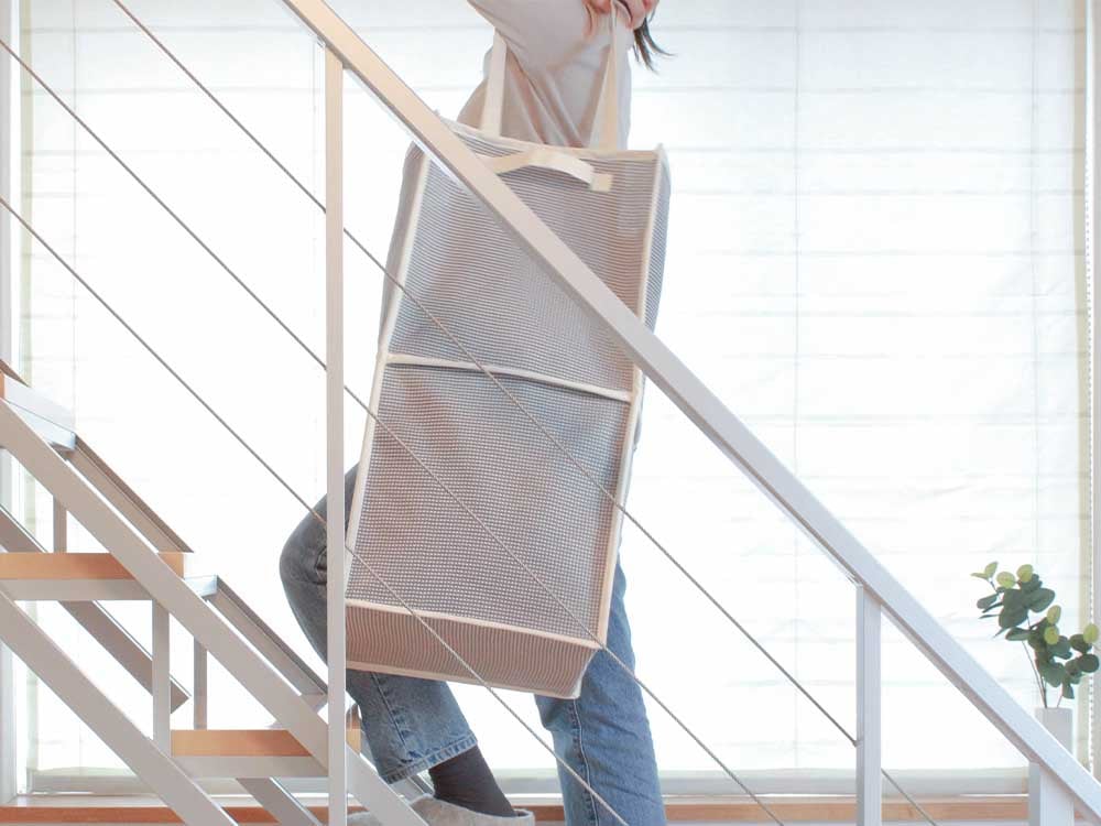 FUJIEIピアットのコットン製バスケット