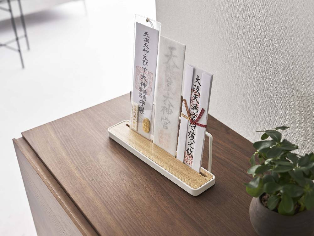 tower/Yamazakiのスチールと木製神札スタンド