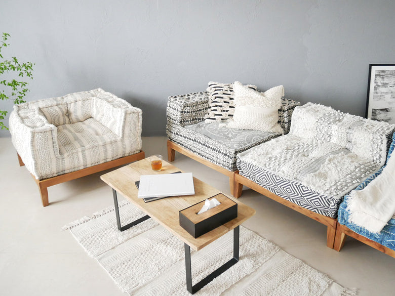 a.depeche製カラフルなキッズソファ