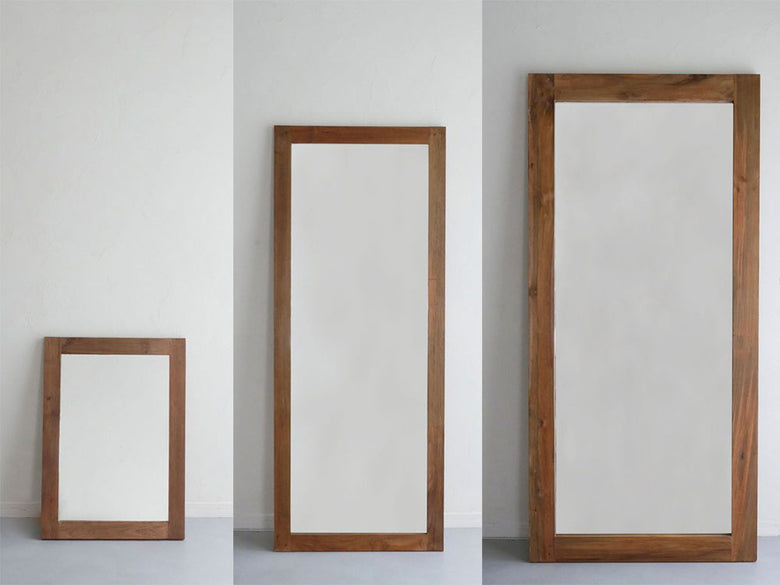 アデペシュ製オールドチーク木製ミラー