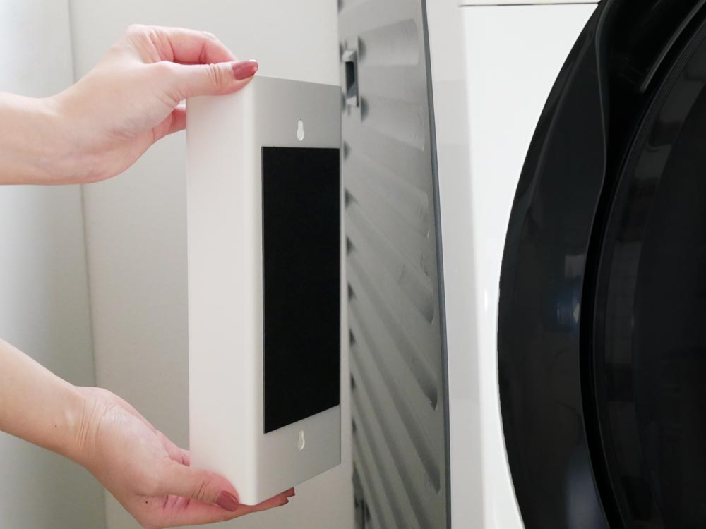 towerのスチール製マグネットフローリングワイパースタンド