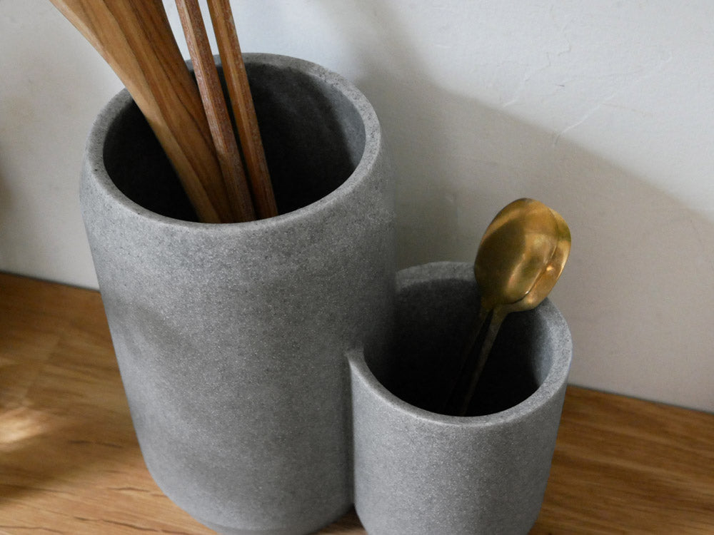 ideaco製天然石キッチンツールスタンドCOMBO