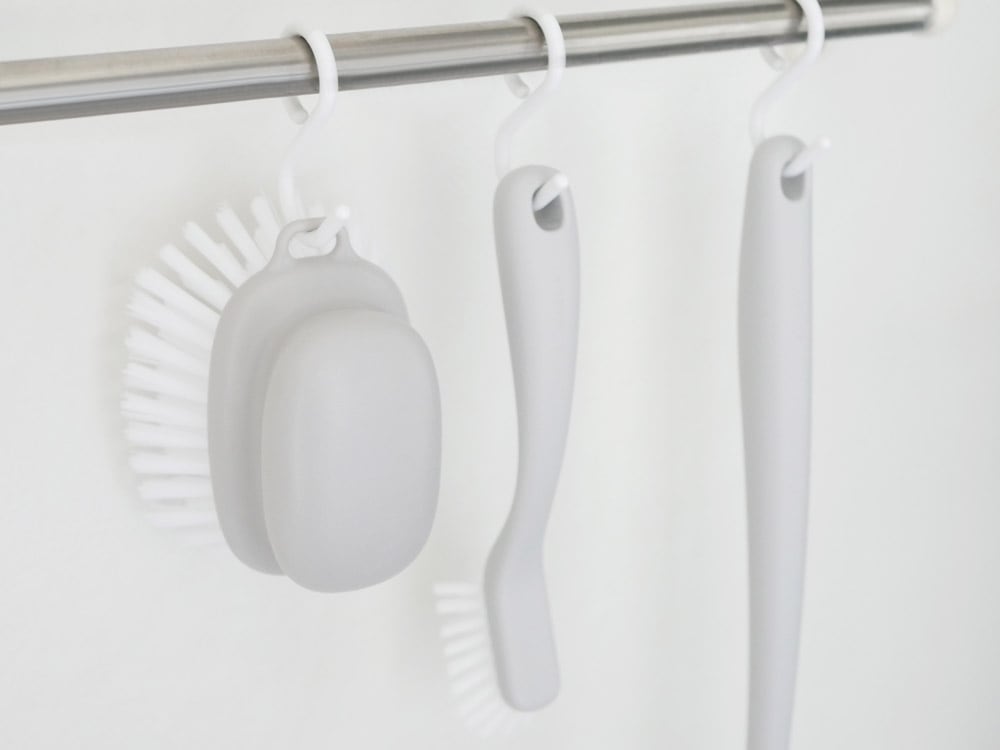 マーナのお風呂用ミニブラシ、プラスチック製