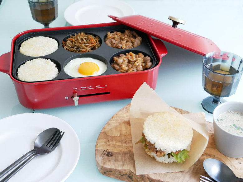 BRUNOコンパクトホットプレート用マルチプレートとセラミック鍋