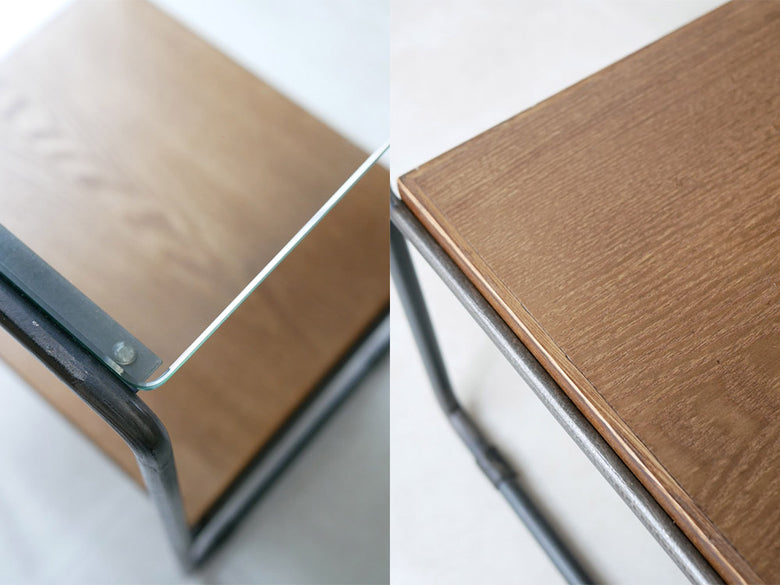 アッシュとスチールのadepecheサイドテーブル