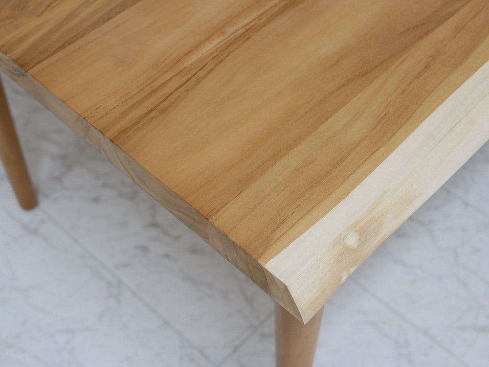 サンフラワーラタン製チークダイニングテーブル160cm