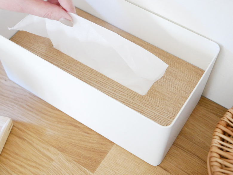 YAMAZAKI/RINの蓋付きティッシュケース