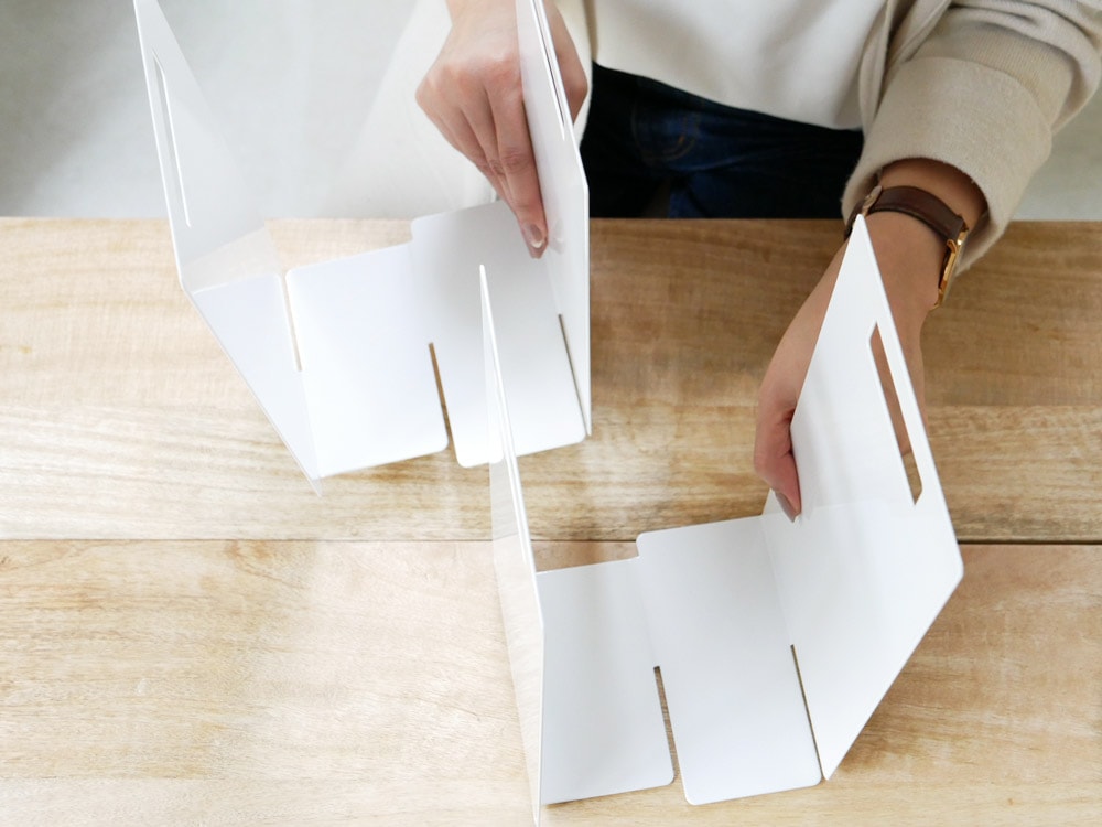 tower(YAMAZAKI)の連結タオル収納ラック2個組