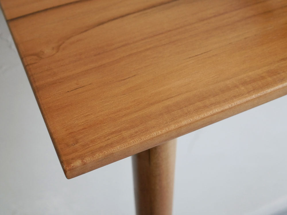 チーク材の立てかけコンソールテーブル