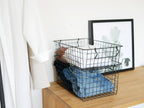 ポッシュリビングのアイアン製スタッキングバスケット