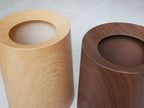 TUBELOR HOMMEの木目プリント丸形ダストボックス