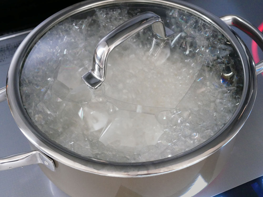 WMFフュージョンテック ミネラルキャセロール24cm、ホーロー鋼板製本体とステンレスつまみ付きの調理鍋