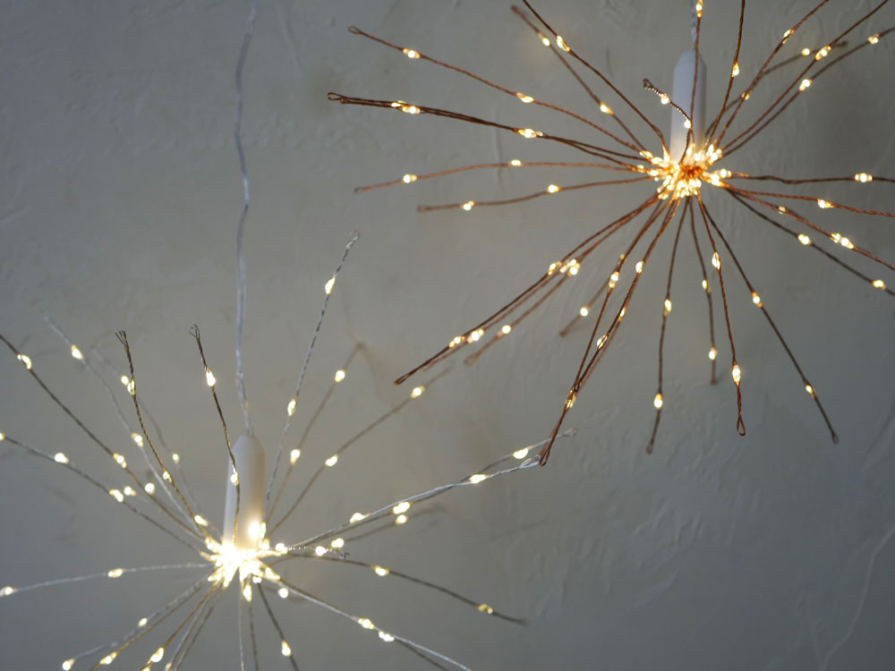 Horn Please製ブルーミングLカッパー色LEDライトワイヤーデコレーション