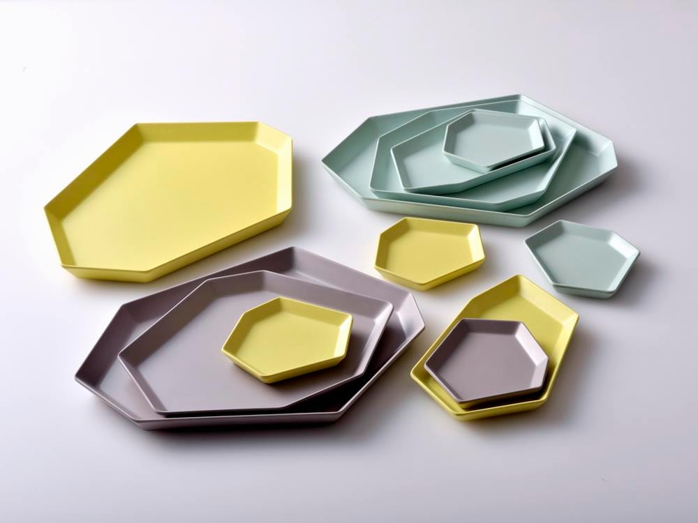 ideacoのシマモリ竹メラミン製プレート