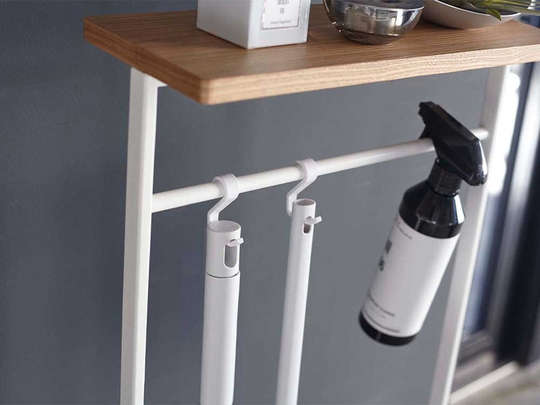 YAMAZAKIタワー引掛け傘立て 天板とフック付き