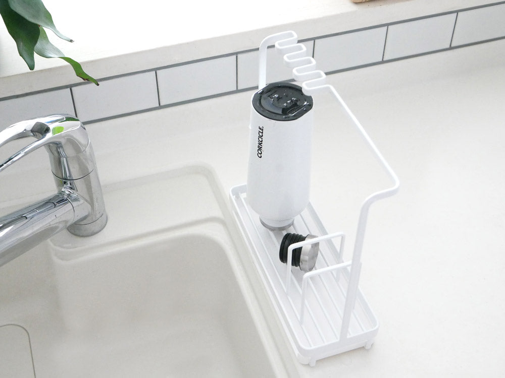 タワー製スポンジ＆クリーニングツールスタンド