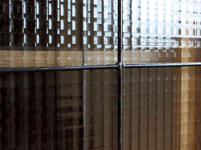 アデペシュのスライドガラスキャビネット