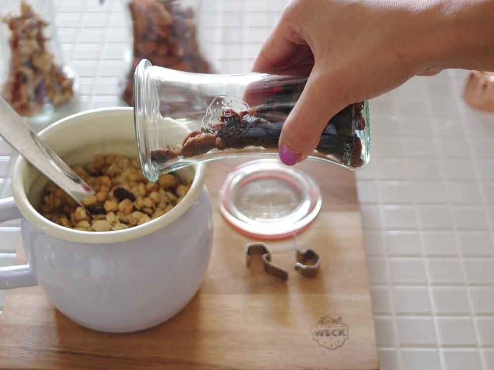 WECKデリカテッセンのガラスキャニスターセット