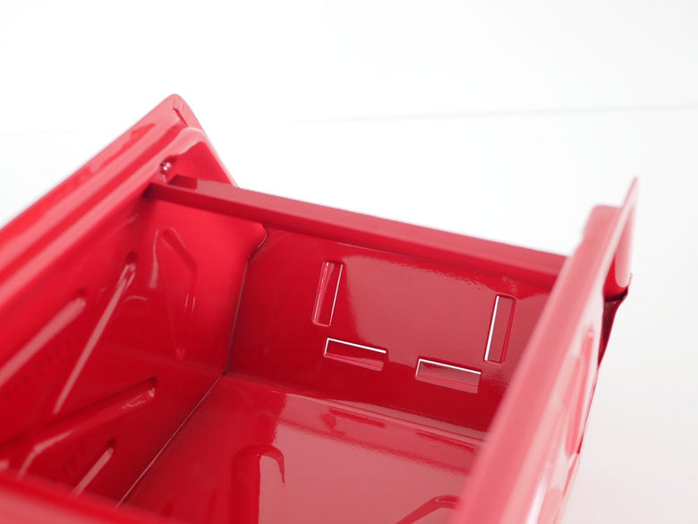 DULTONダルトン製パーツストッカー 赤いプラスチックハンドル付き