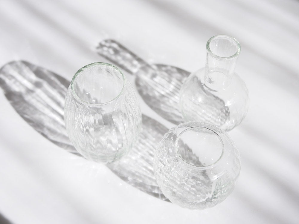 ホーンプリーズのリューズガラスフラワーベース