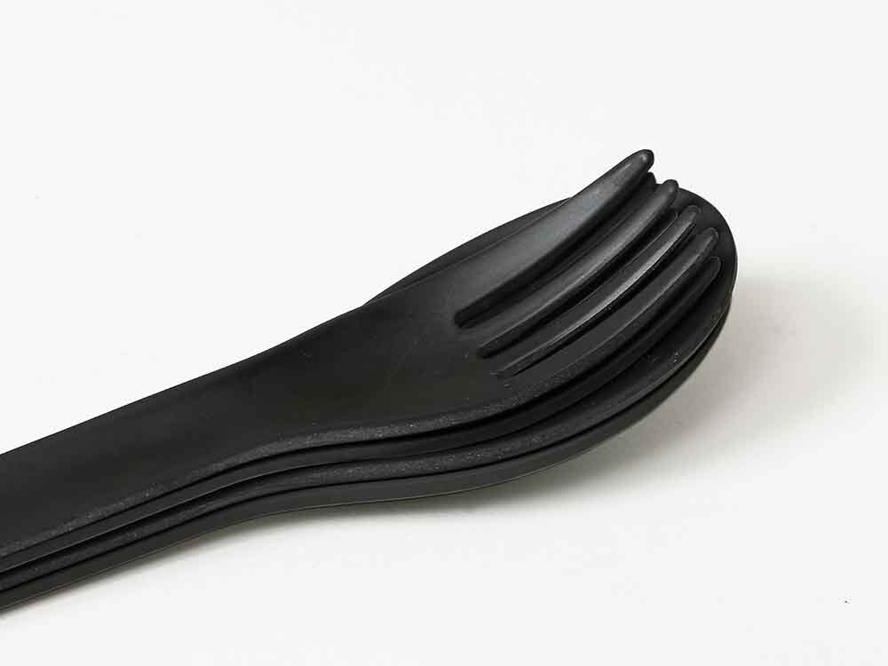 【ideaco】ピンクのスプーンとフォークセット