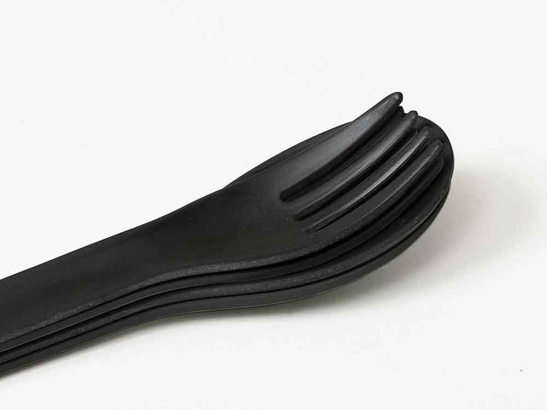 【ideaco】ピンクのスプーンとフォークセット